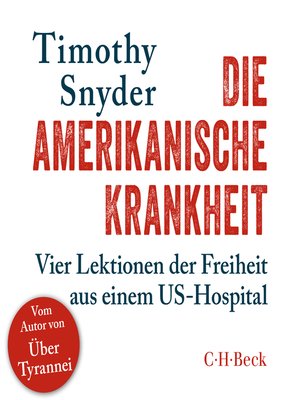 cover image of Die amerikanische Krankheit